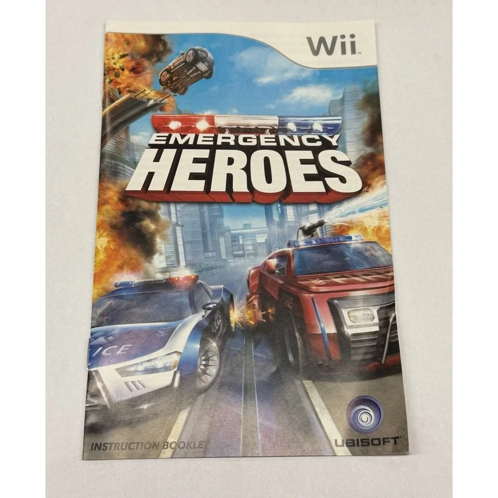 Emergency Heroes Nintendo Wii 2008 Video Game
